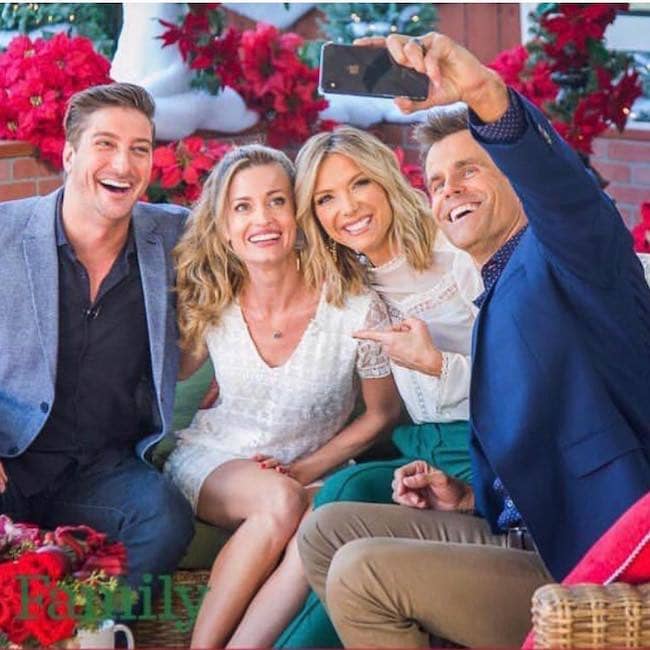 Caption: Brooke D’Orsay with The Home and Family co-actors (Sources: Instag...