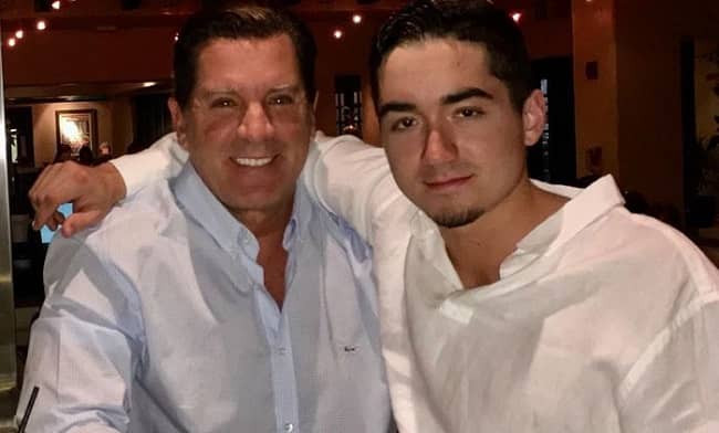 Eric Bolling and his son