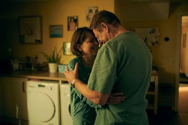 Nicola and Sean Bean in BBC one drama Marriage