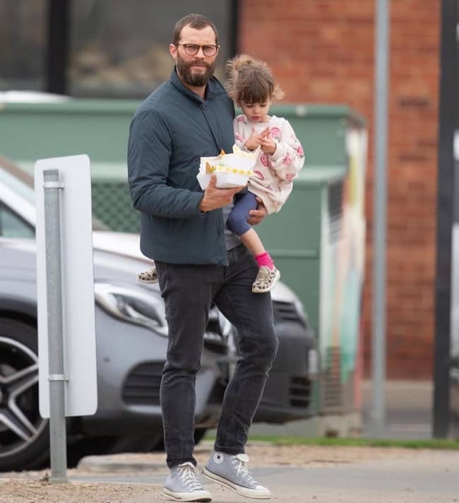 Alberta Dornan with her father