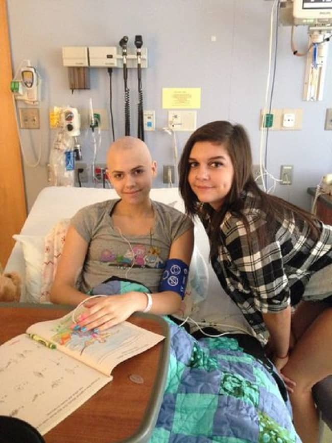 Calysta Bevier during her cancer survivor time Source People