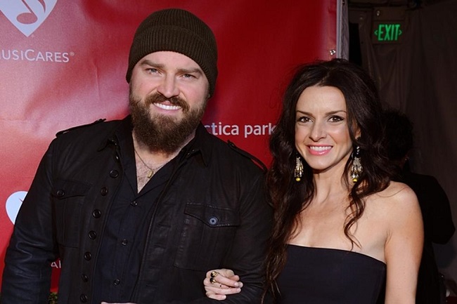 Zac Brown with his ex-wife Shelly Brown Source The Boot