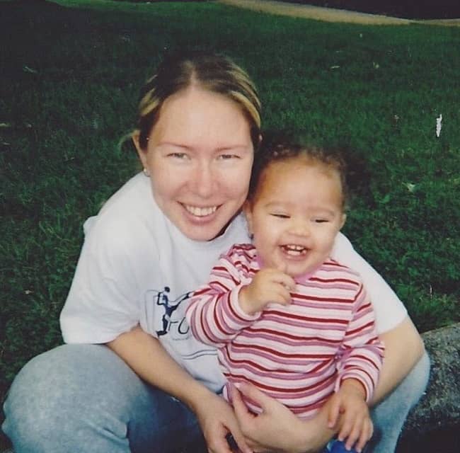 Bailey Bass with her mother (Source Instagram)
