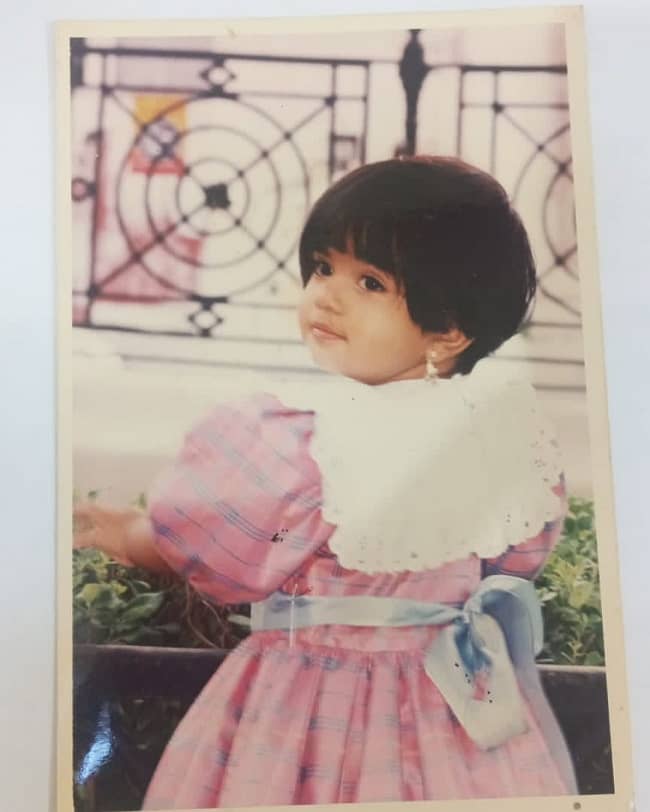 Paulina Gaitan during her childhood days (Source Instagram)