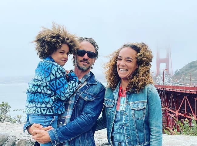 Bradley Stryke with his son and wife (Source Instagram)