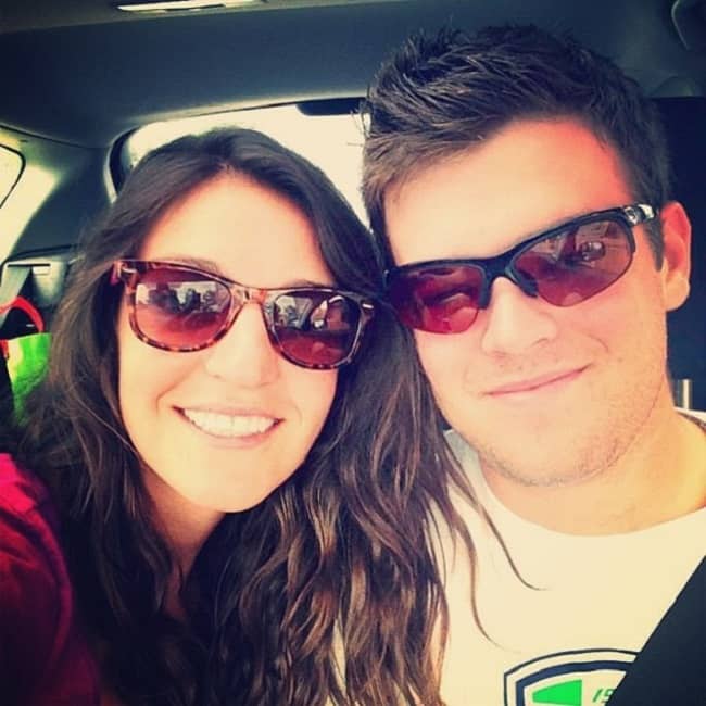 Corey Conners in his car with his wife(Source Instagram)