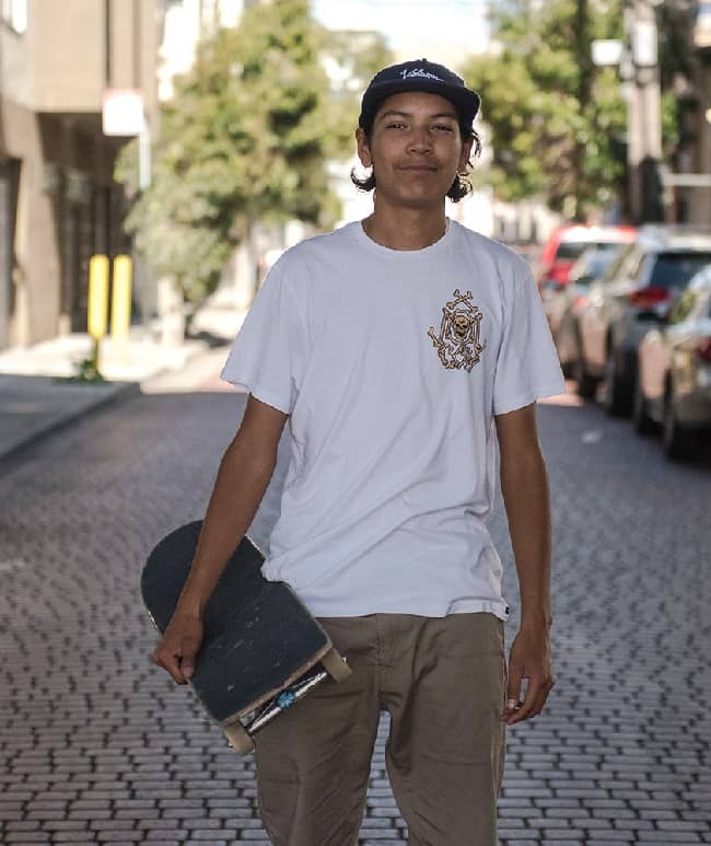 Louie Lopez during his practive time (Source Thrasher magazine)