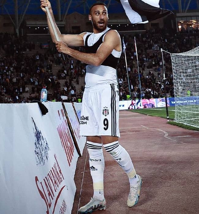 Cenk Tosun during his match (Source Instagram)