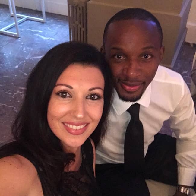 Jonathan Tabu with his wife (Source Instagram)