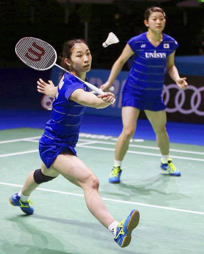 Misaki Matsutomo during her match (Source Instagram)
