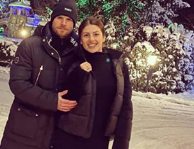 Radoslav Kirilov with his wife (Source Instagram)