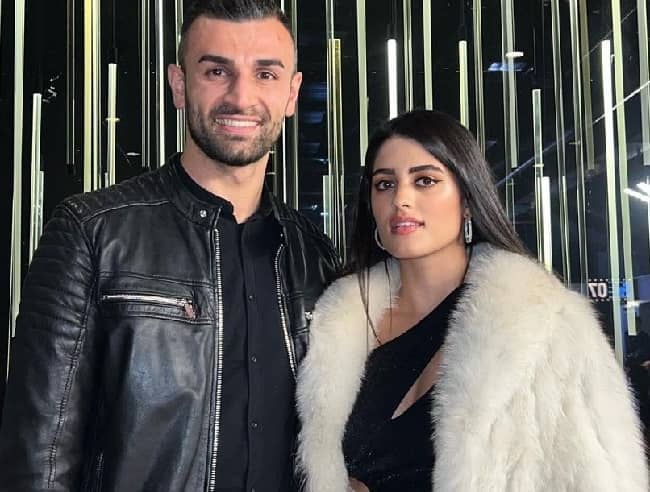 Serdar Dursun with his girlfriend (Source Instagram)