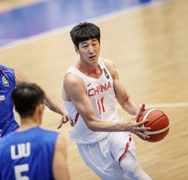 Liu Zhixuan during his match (Source FIBA.basketball)