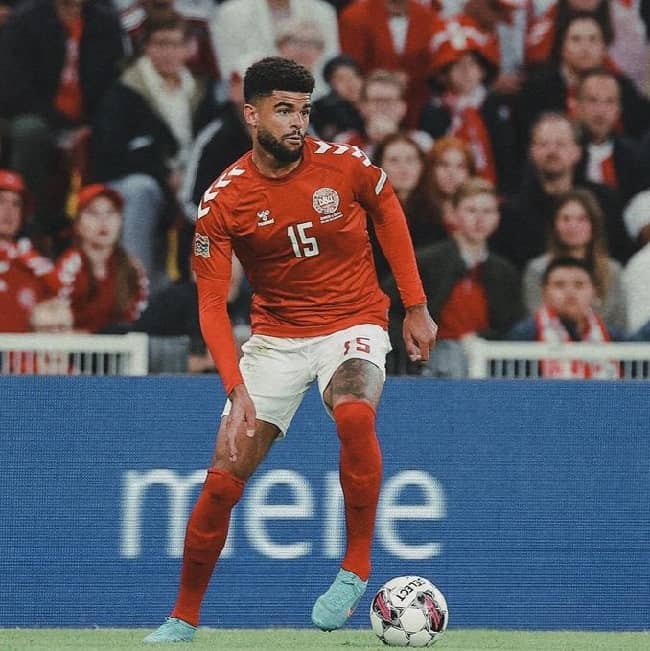 Philip Billing during his match (Source Instagram)