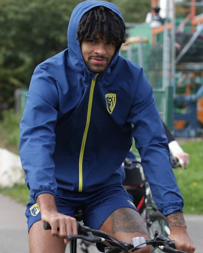 Philip Billing riding his cycle (Source Instagram)