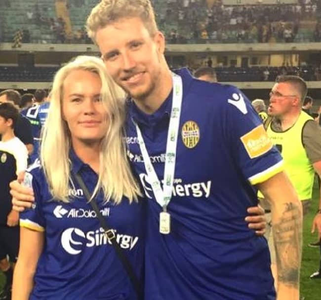 Samuel Gustafson with his girlfriend (Source Instagram)