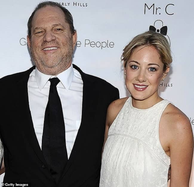 Caption: Alexandra Canosa with Hollywood producer Harvey Weinstein (Source: Daily Mail)