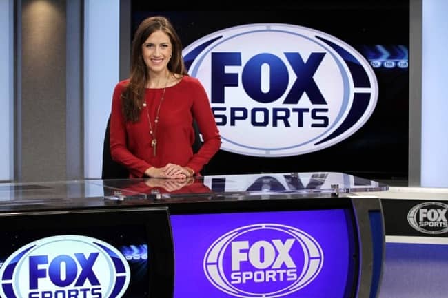 Caption: Ali Lucia is working as a news anchor for Fox Sport (Source: Post Bulletin)