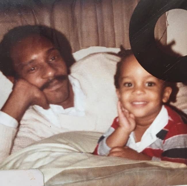 Andre Holland with his father (Source Instagram)