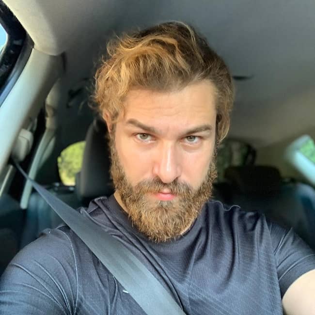 Furkan Palali in his car (Source Instagram)