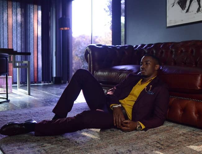 Lunga Shabalala posing in his home (Source Instagram)