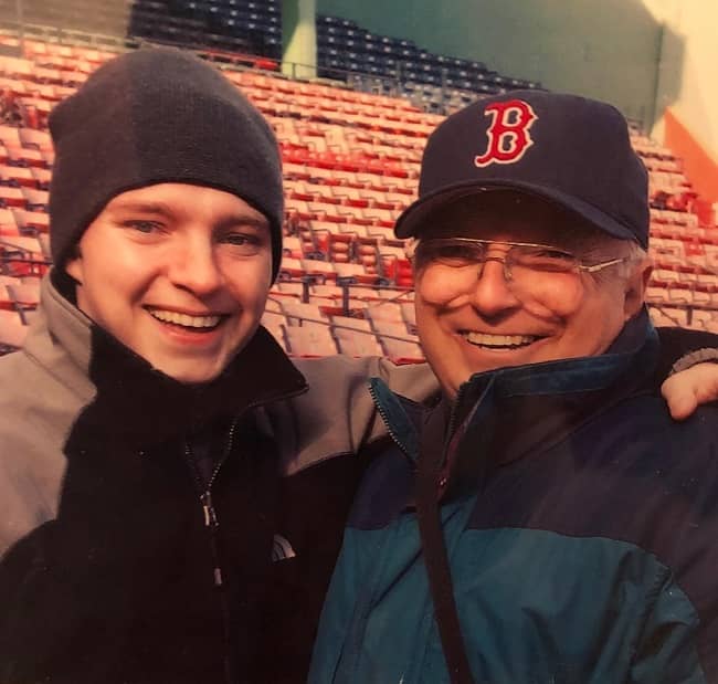 Nate Corddry with his dad (Source Instagram)