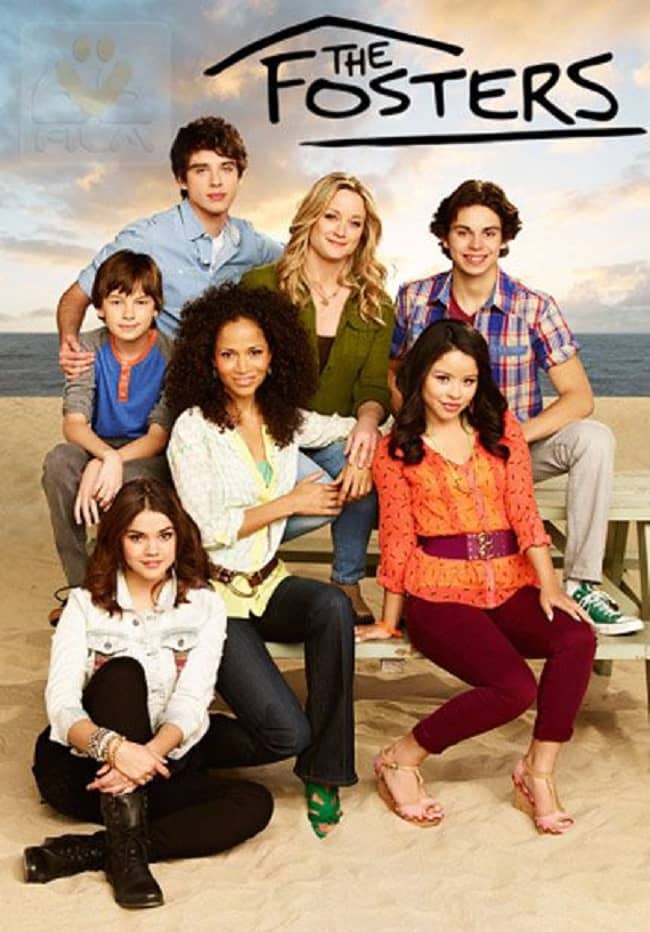 Caption: The poster of the Freeform television series, The Fosters (Source: Pinterest)