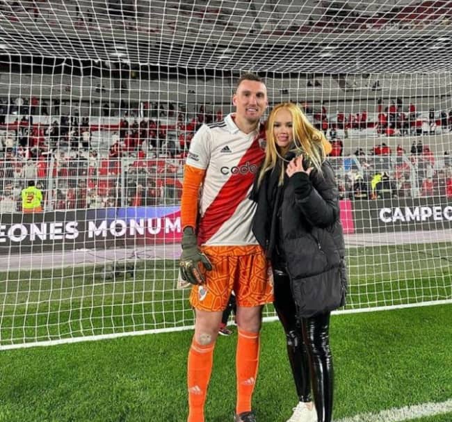 Franco Armani with his girlfriend (Source Instagram)