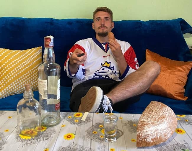 Michal Sadilek spending time at his home (Source Instagram)