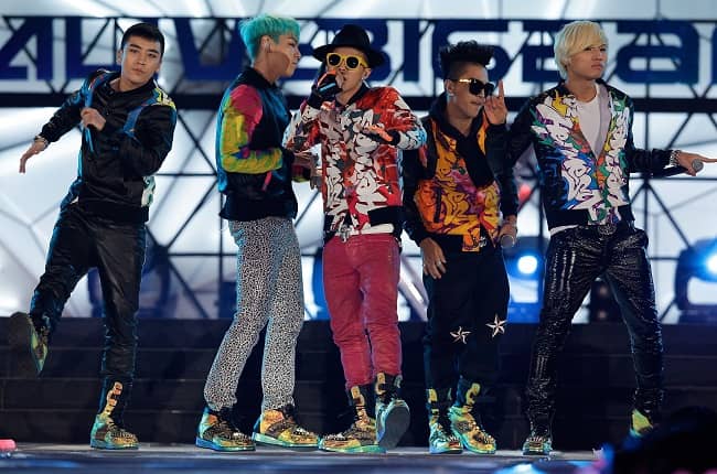 Caption: The South Korean boy band BigBang performing in the concert (Source: CNN)