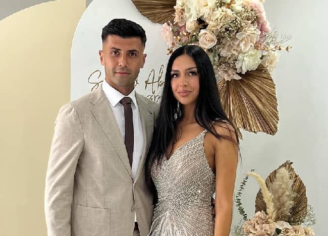 Zubayr Amiri with his girlfriend (Source Instagram)