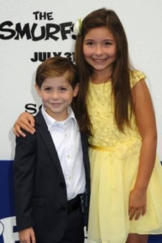 Emma Tremblay with her brother (Source X)