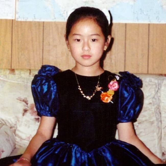 Julia Ling during her childhood days (Source Instagram)