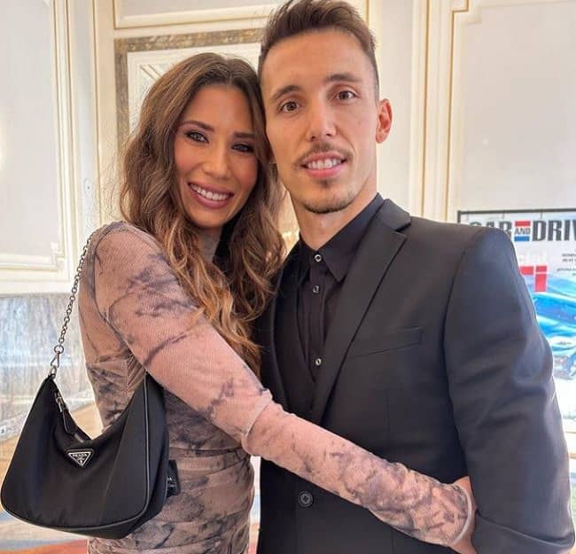 Alex Grimaldo with his wife (Source Instagram)